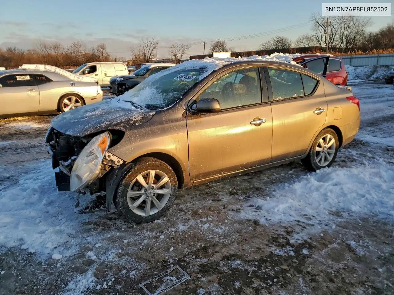 3N1CN7AP8EL852502 2014 Nissan Versa S