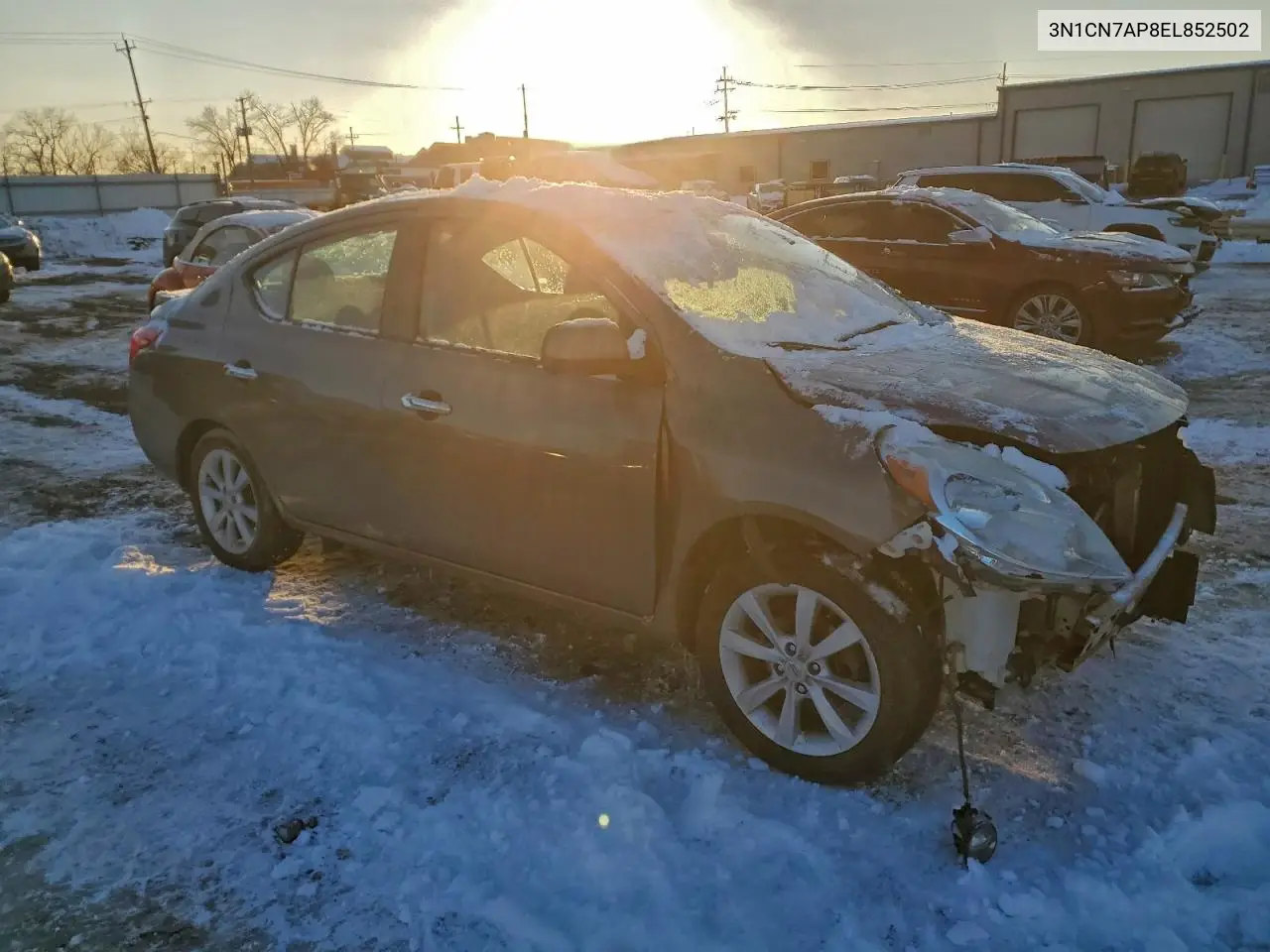 3N1CN7AP8EL852502 2014 Nissan Versa S