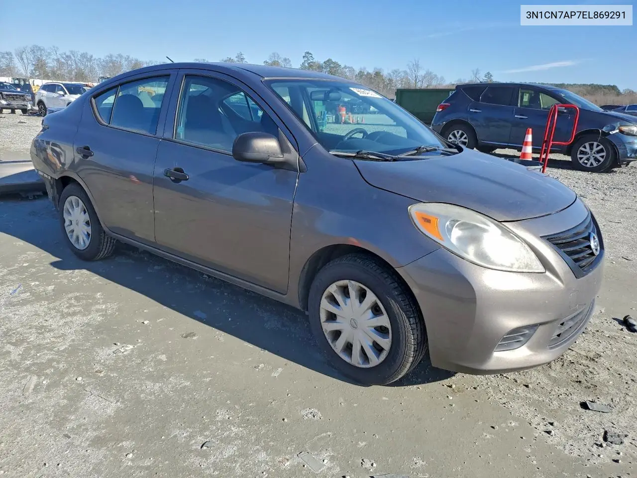 3N1CN7AP7EL869291 2014 Nissan Versa S
