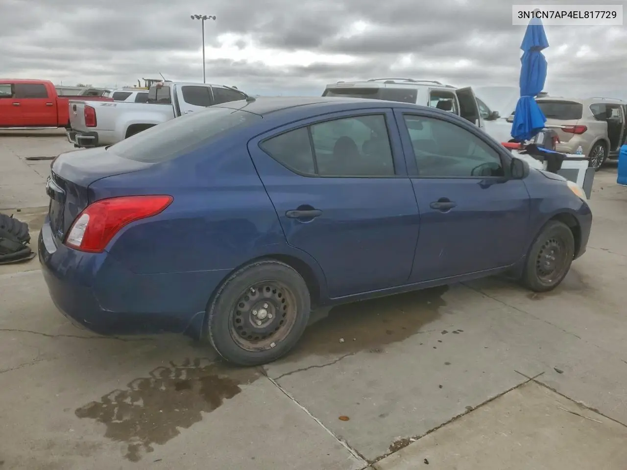 3N1CN7AP4EL817729 2014 Nissan Versa S