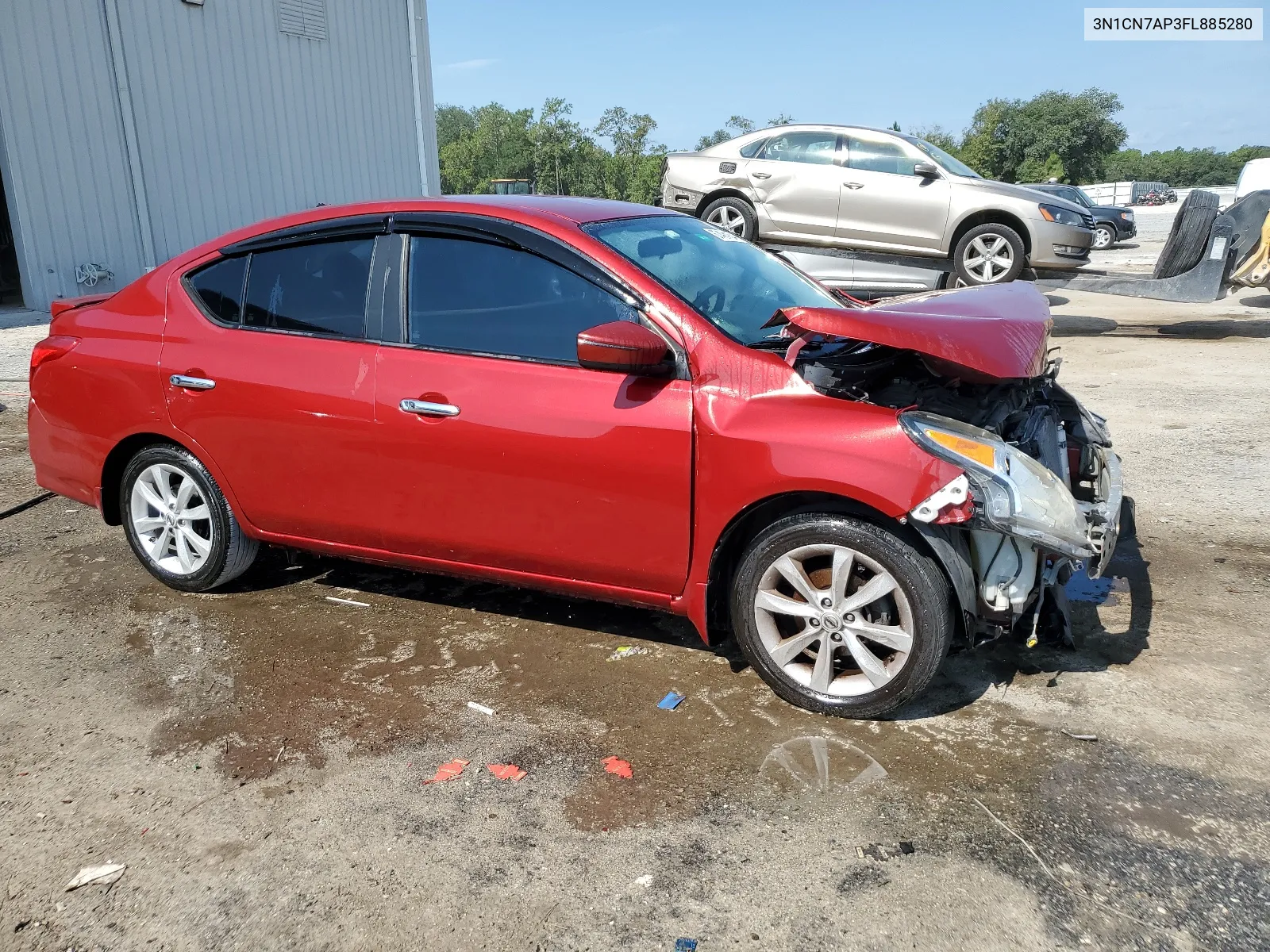 2015 Nissan Versa S VIN: 3N1CN7AP3FL885280 Lot: 67494154