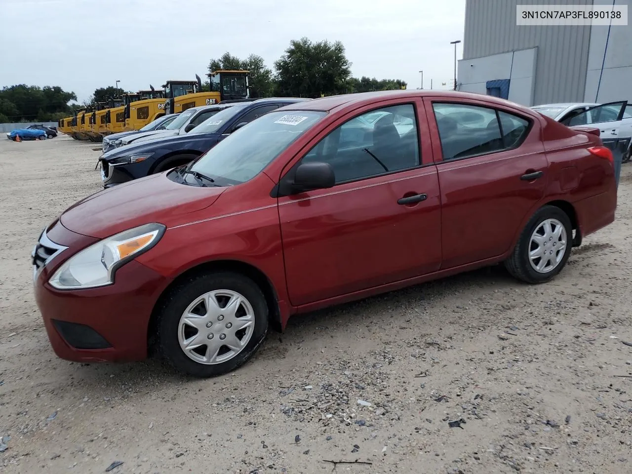 3N1CN7AP3FL890138 2015 Nissan Versa S