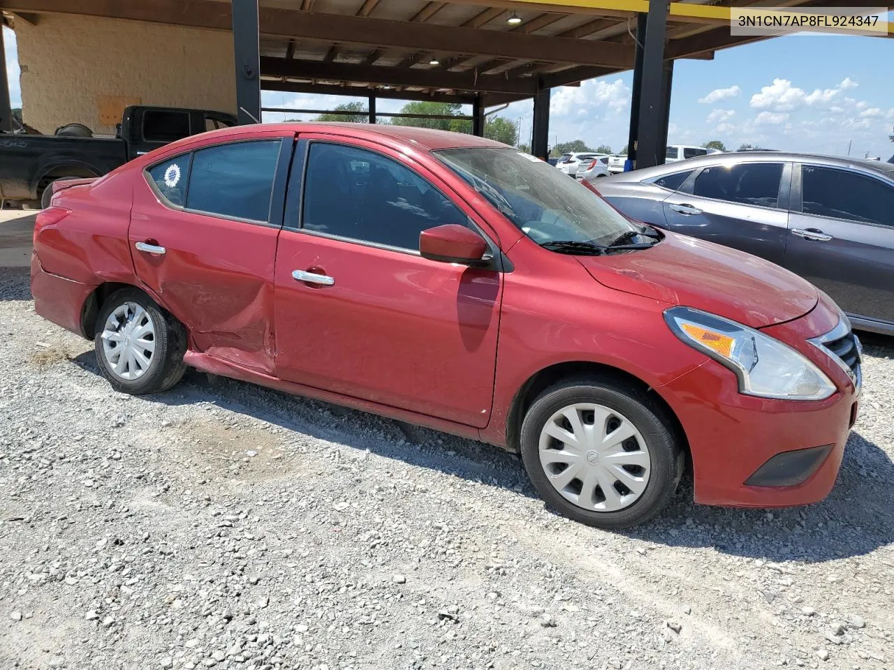 2015 Nissan Versa S VIN: 3N1CN7AP8FL924347 Lot: 69854024