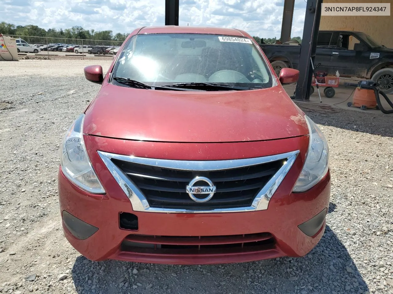 2015 Nissan Versa S VIN: 3N1CN7AP8FL924347 Lot: 69854024