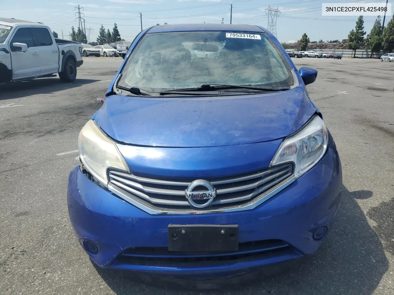 2015 Nissan Versa Note S VIN: 3N1CE2CPXFL425498 Lot: 70533164