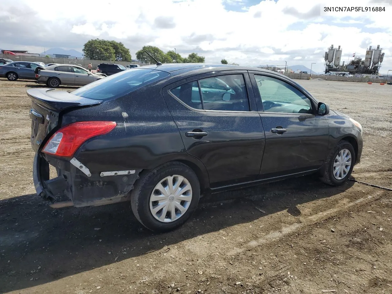 2015 Nissan Versa S VIN: 3N1CN7AP5FL916884 Lot: 72095024