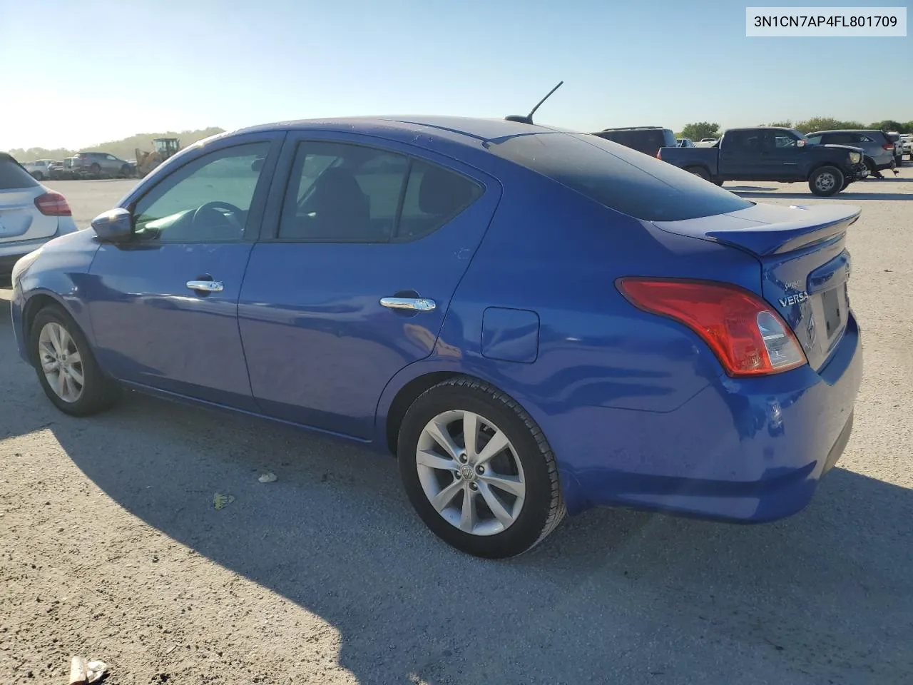 2015 Nissan Versa S VIN: 3N1CN7AP4FL801709 Lot: 72776374