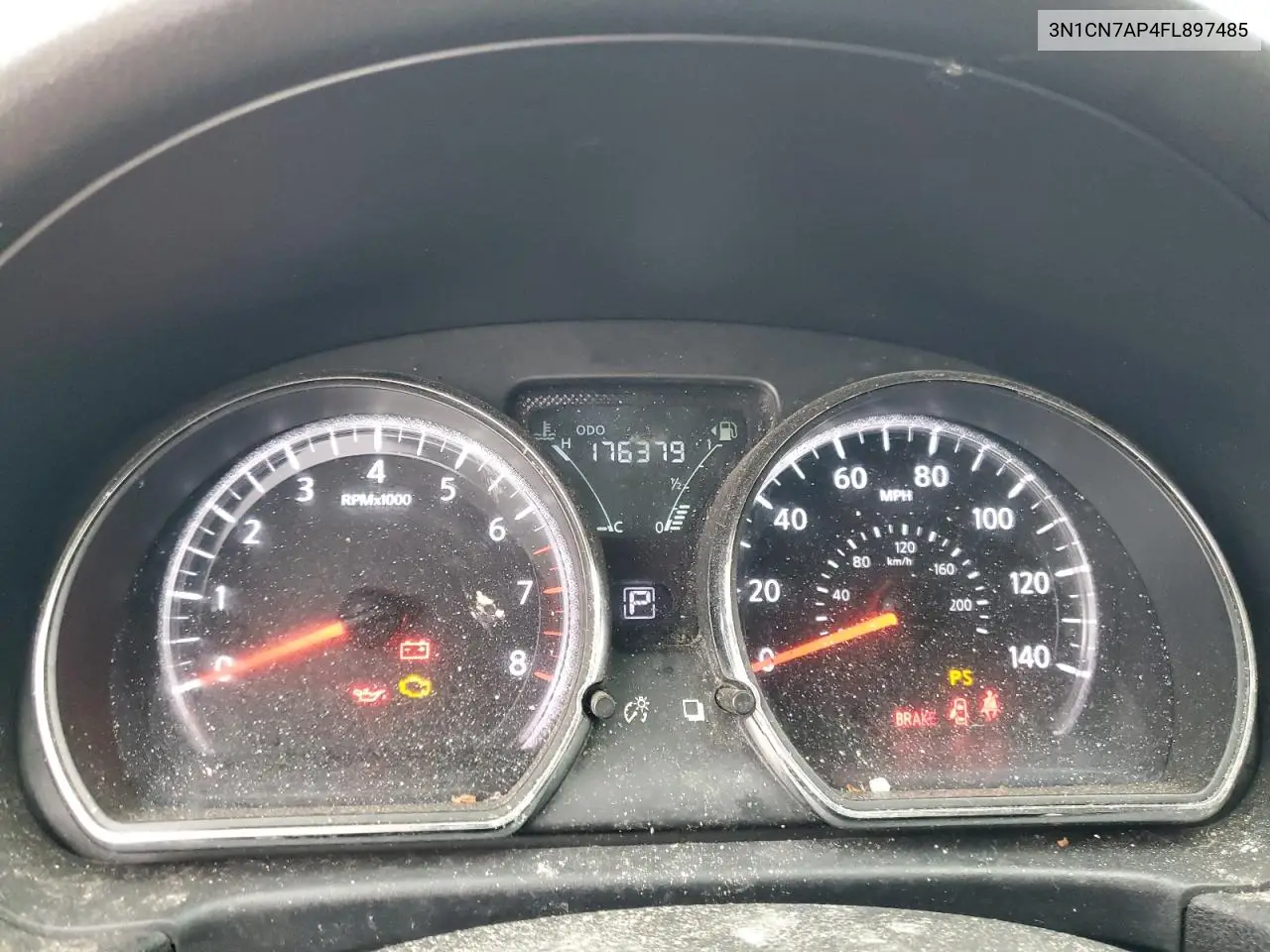 3N1CN7AP4FL897485 2015 Nissan Versa S