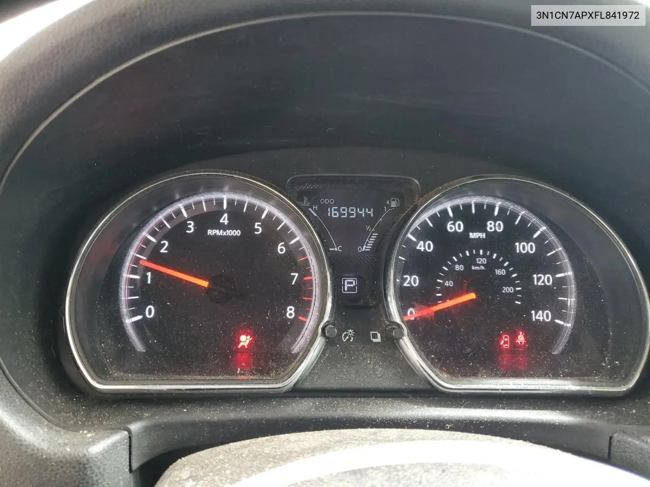3N1CN7APXFL841972 2015 Nissan Versa S