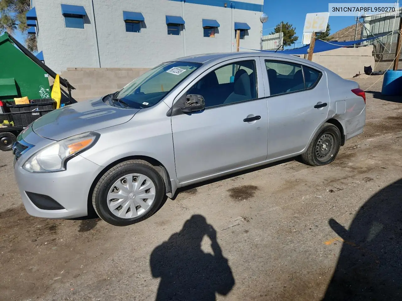 3N1CN7AP8FL950270 2015 Nissan Versa S