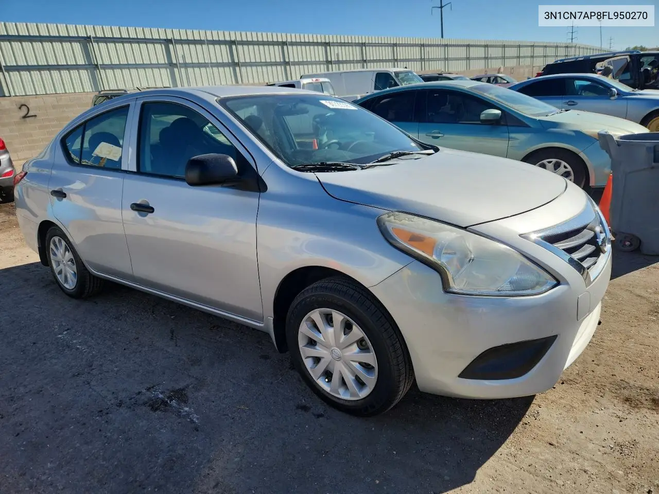 3N1CN7AP8FL950270 2015 Nissan Versa S