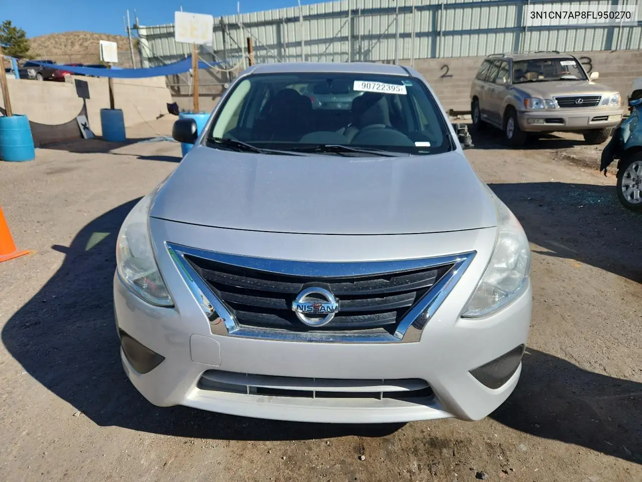 3N1CN7AP8FL950270 2015 Nissan Versa S