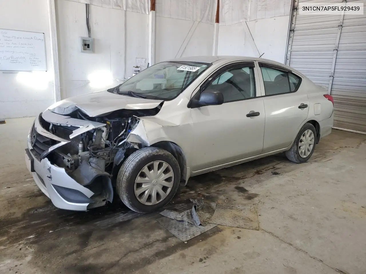3N1CN7AP5FL929439 2015 Nissan Versa S