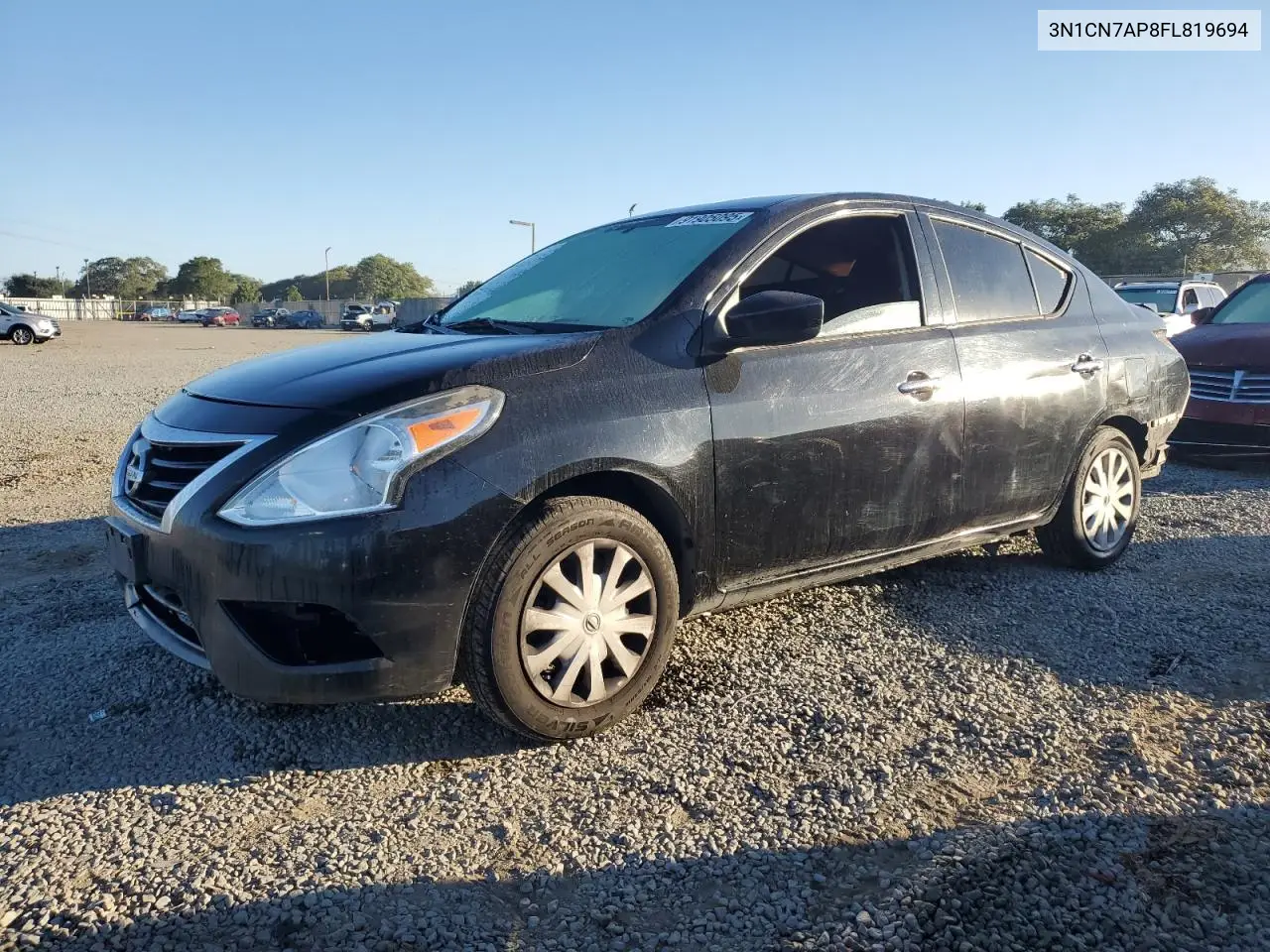 3N1CN7AP8FL819694 2015 Nissan Versa S