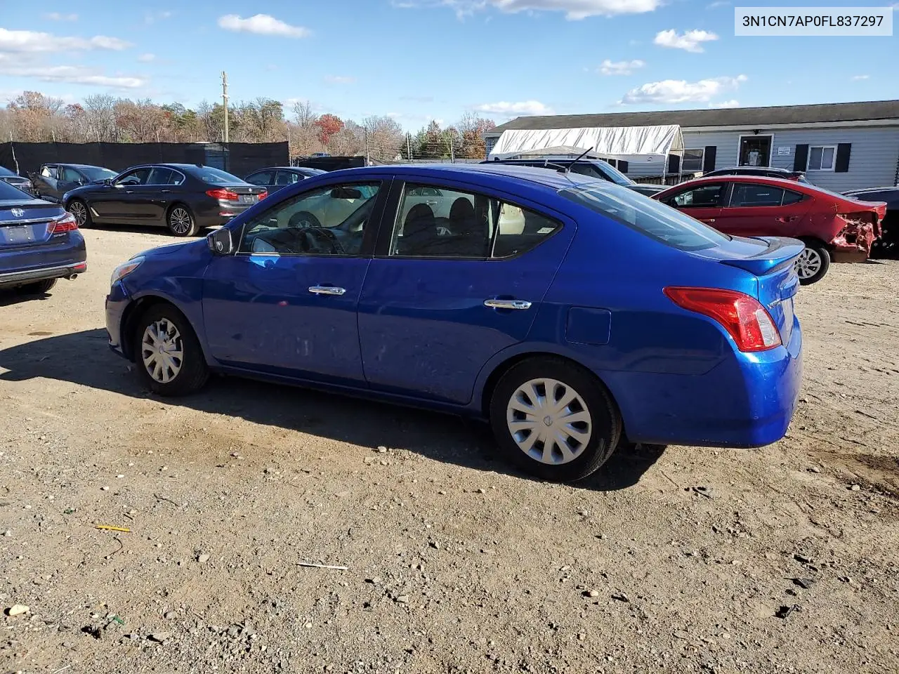 3N1CN7AP0FL837297 2015 Nissan Versa S