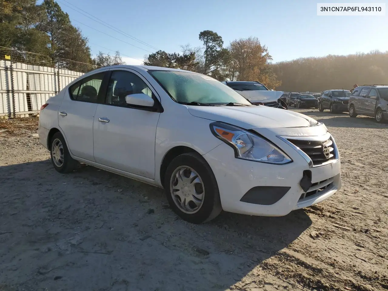 3N1CN7AP6FL943110 2015 Nissan Versa S
