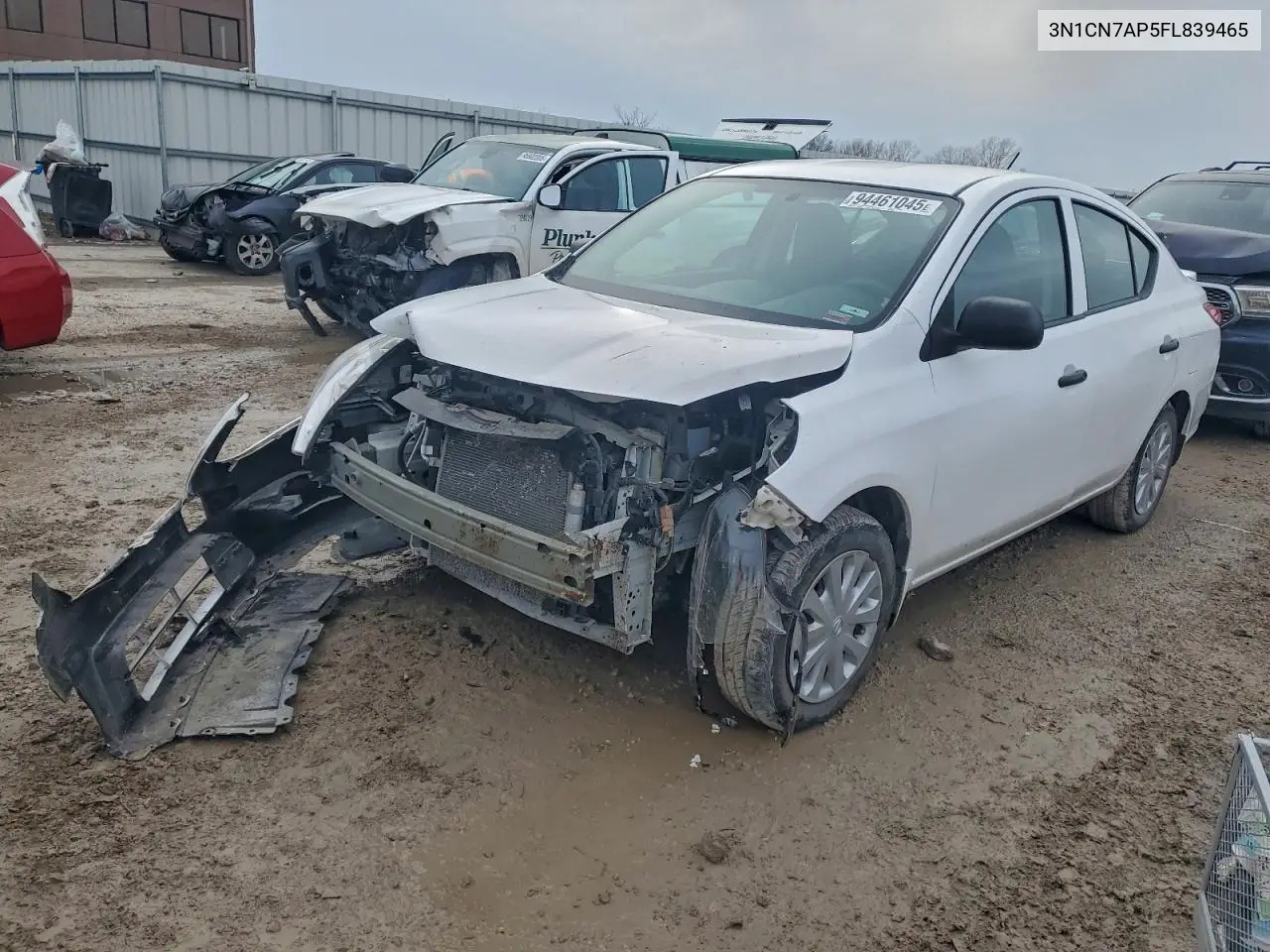 3N1CN7AP5FL839465 2015 Nissan Versa S