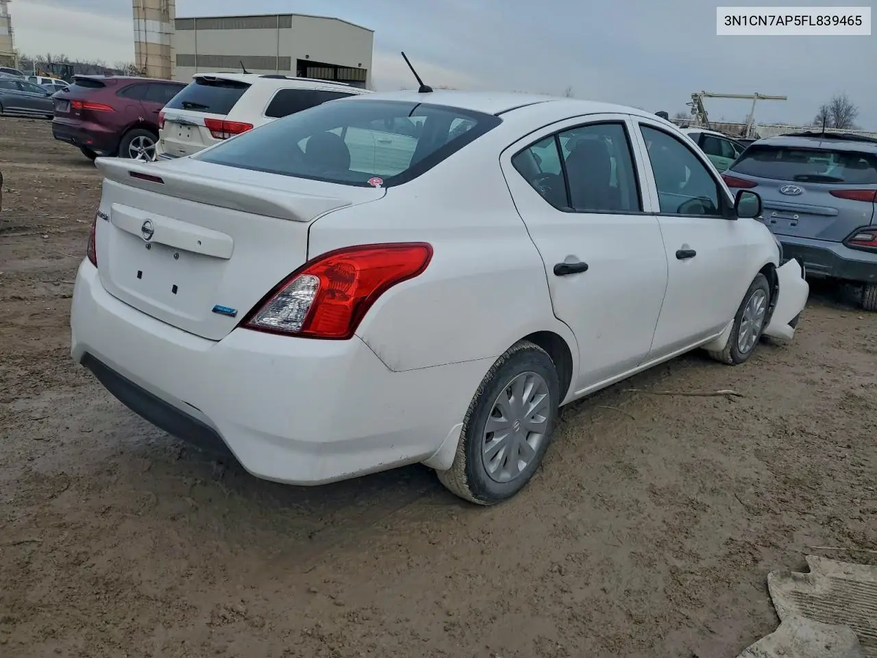 3N1CN7AP5FL839465 2015 Nissan Versa S