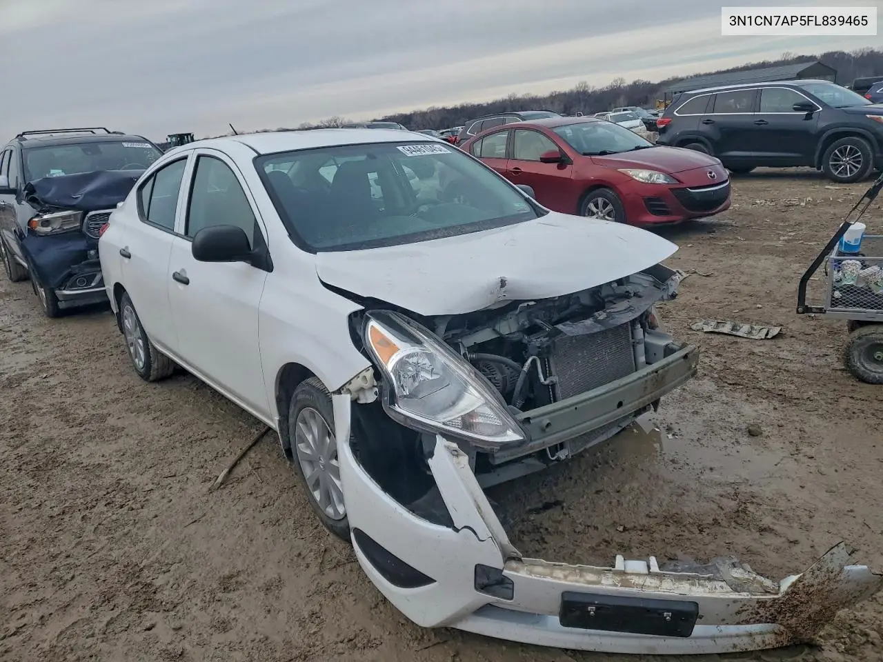 3N1CN7AP5FL839465 2015 Nissan Versa S