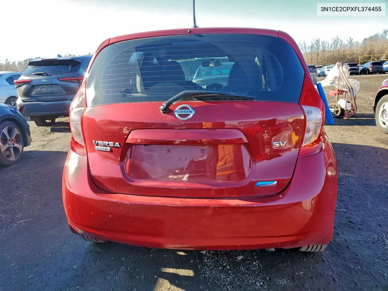 3N1CE2CPXFL374455 2015 Nissan Versa Note S