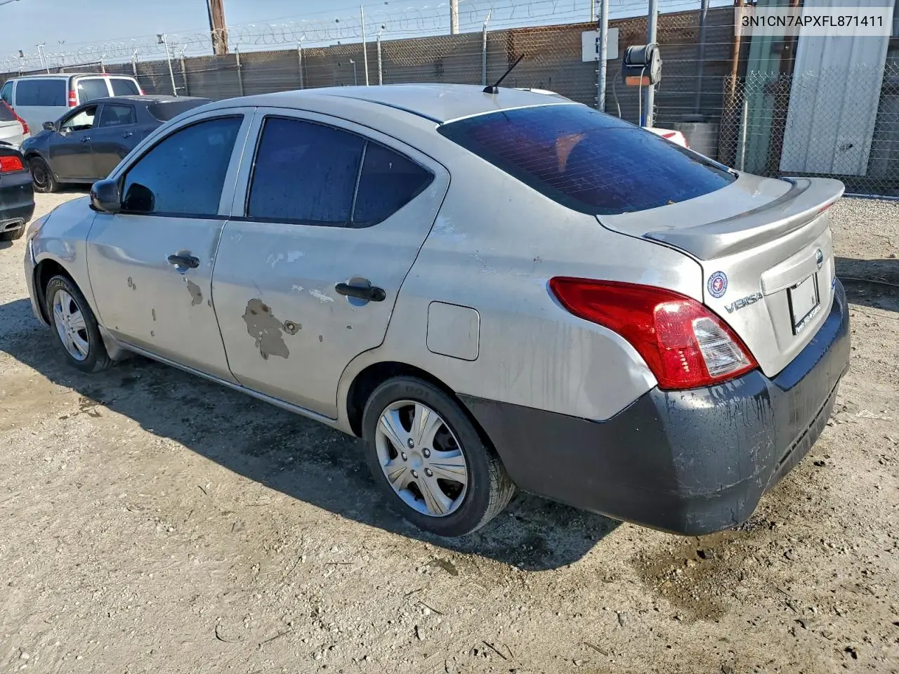 3N1CN7APXFL871411 2015 Nissan Versa S