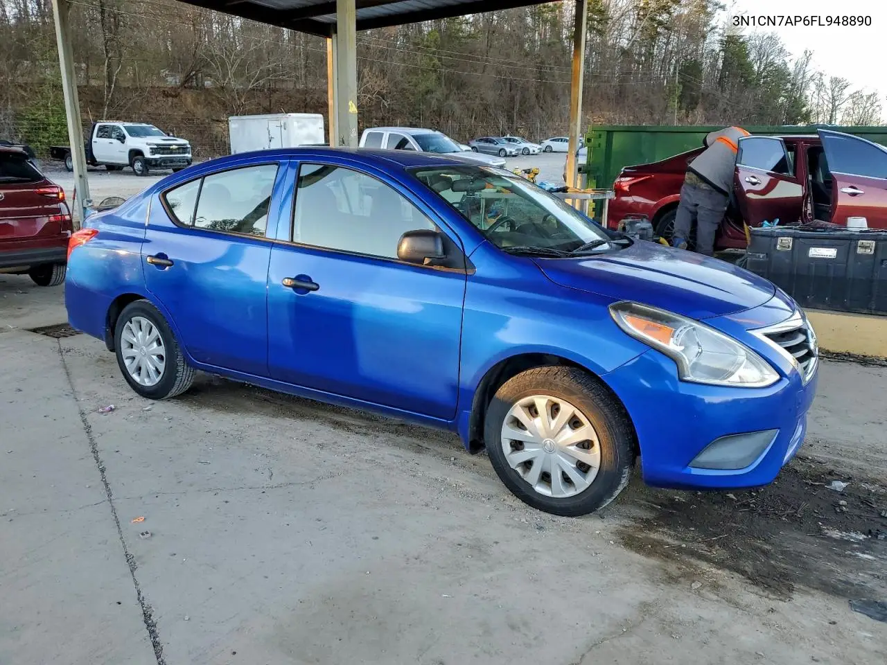 3N1CN7AP6FL948890 2015 Nissan Versa S