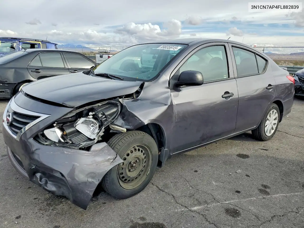 3N1CN7AP4FL882839 2015 Nissan Versa S