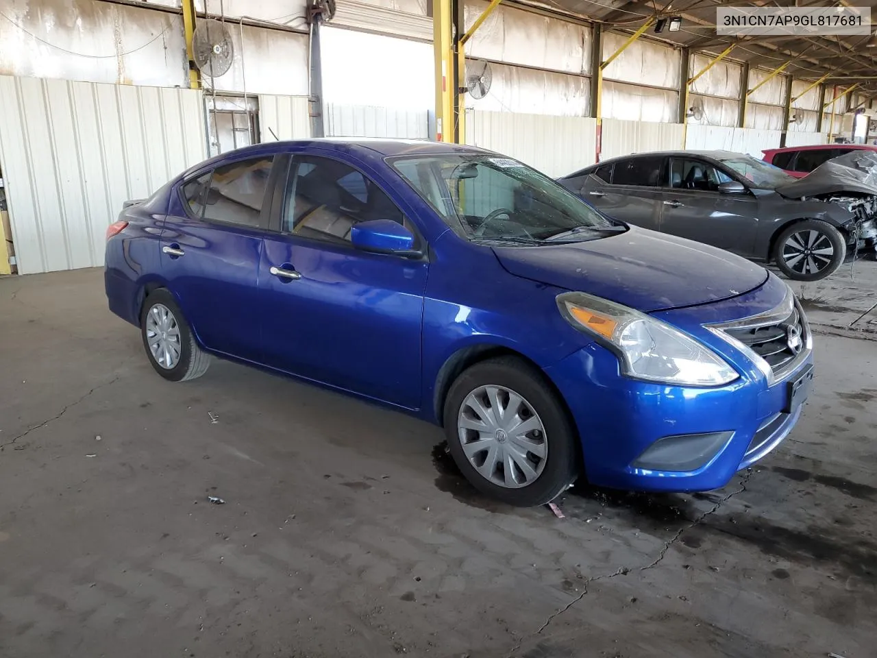 3N1CN7AP9GL817681 2016 Nissan Versa S