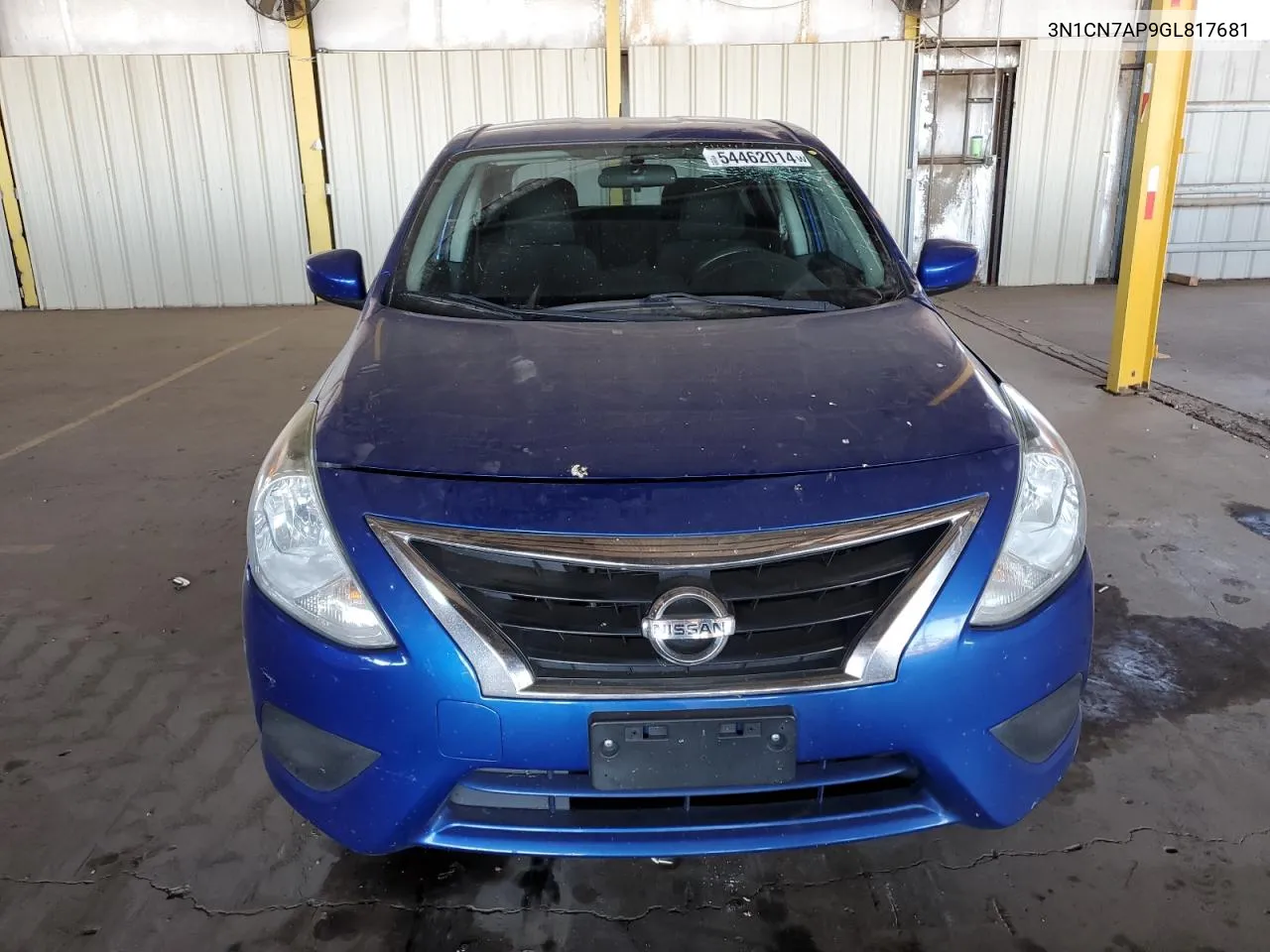 2016 Nissan Versa S VIN: 3N1CN7AP9GL817681 Lot: 54462014