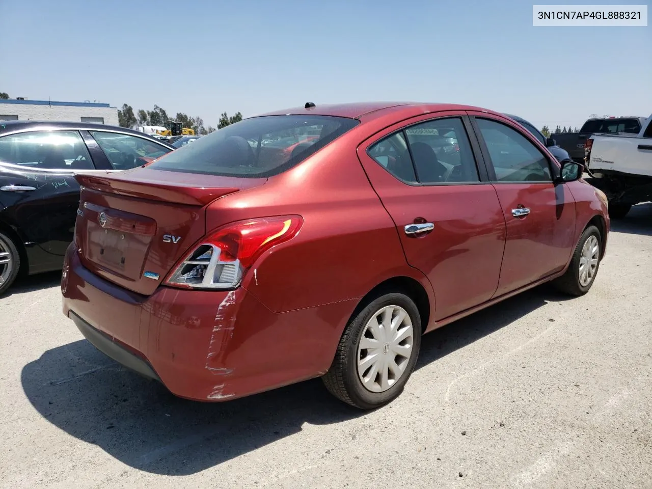 3N1CN7AP4GL888321 2016 Nissan Versa S