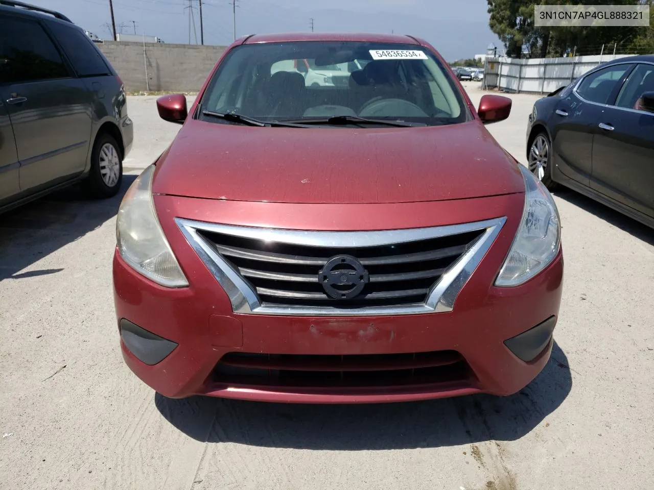 3N1CN7AP4GL888321 2016 Nissan Versa S