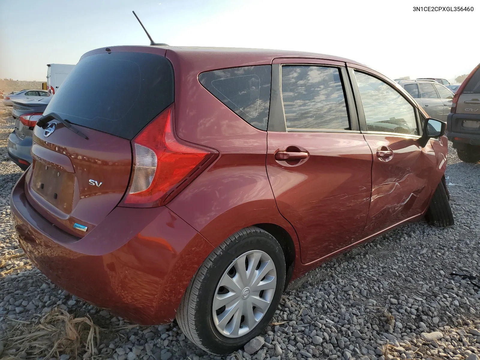 2016 Nissan Versa Note S VIN: 3N1CE2CPXGL356460 Lot: 62231284