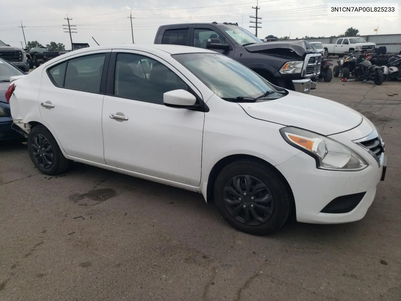 2016 Nissan Versa S VIN: 3N1CN7AP0GL825233 Lot: 67768524