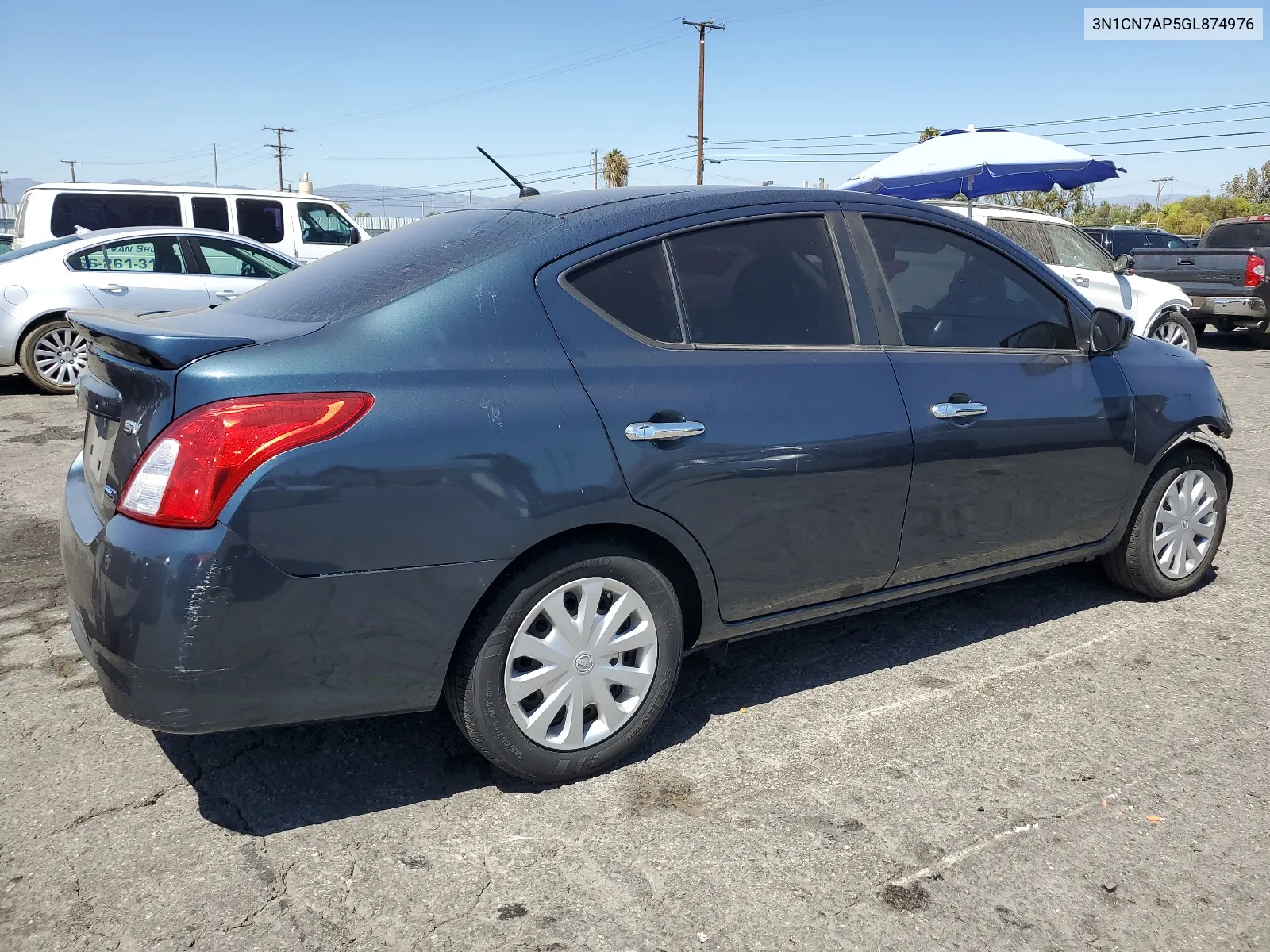 3N1CN7AP5GL874976 2016 Nissan Versa S