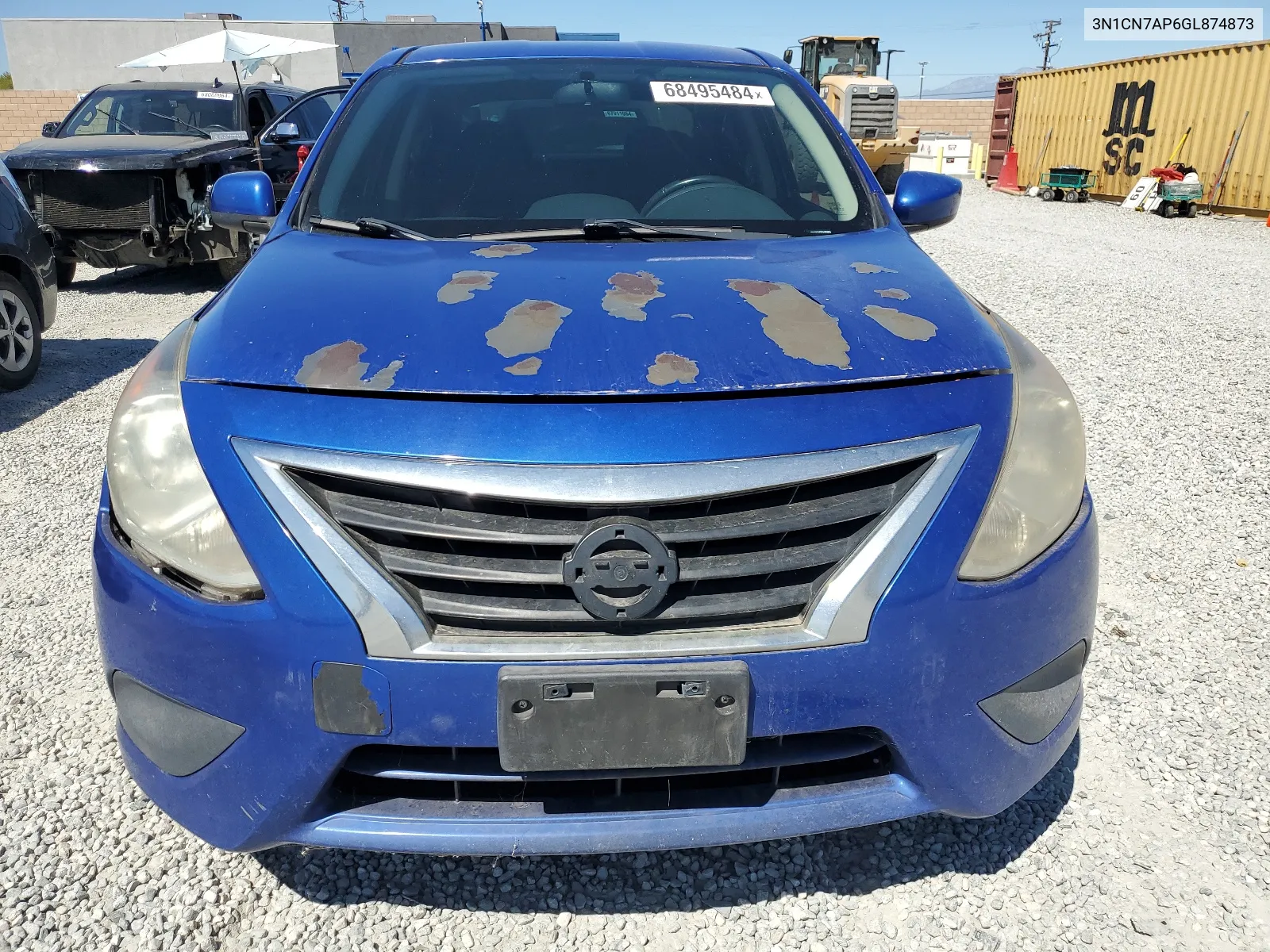 3N1CN7AP6GL874873 2016 Nissan Versa S