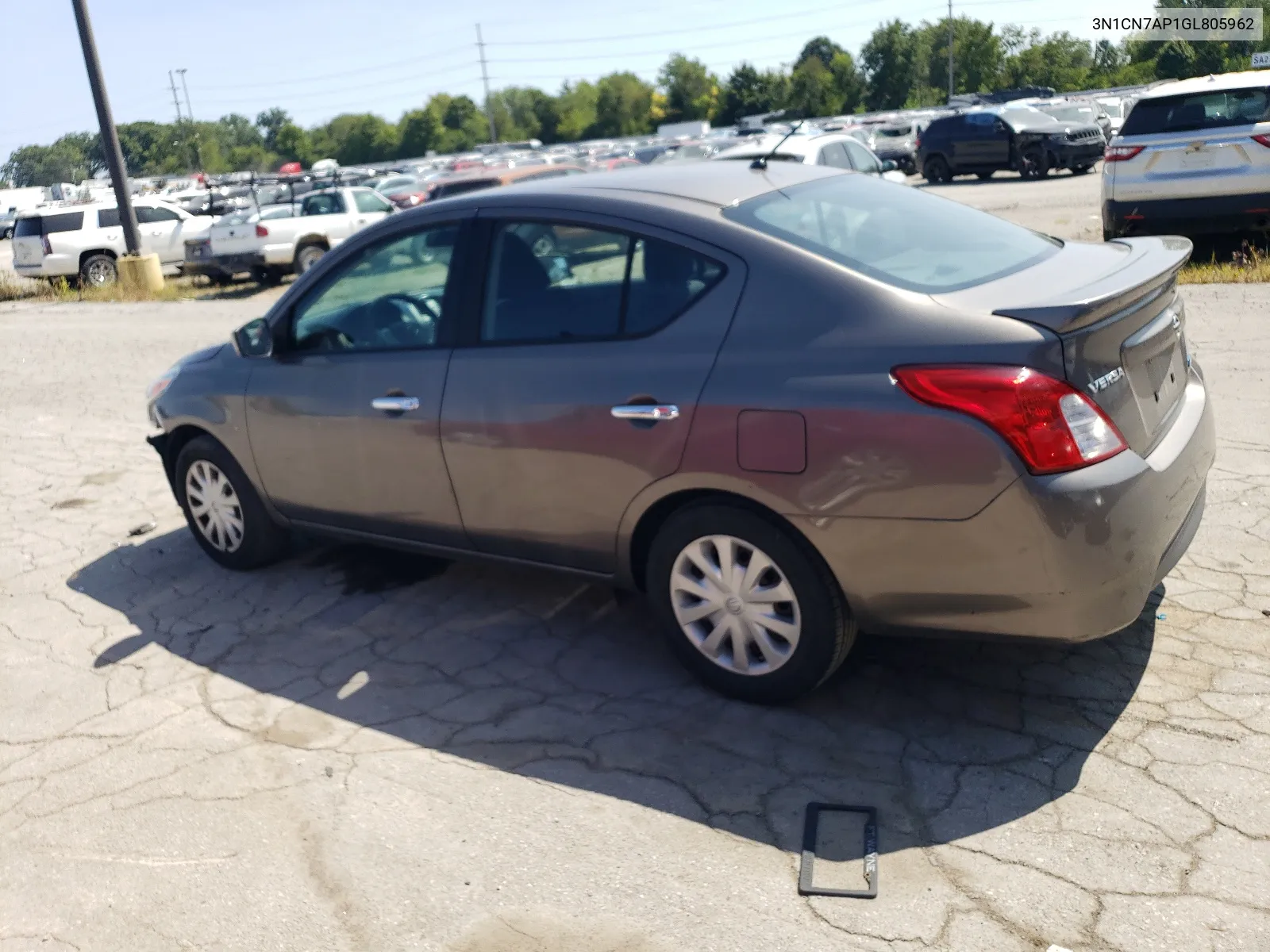 2016 Nissan Versa S VIN: 3N1CN7AP1GL805962 Lot: 68769524