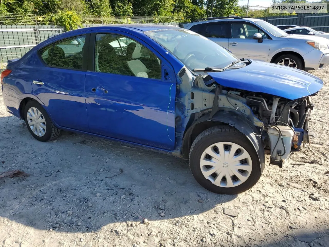 2016 Nissan Versa S VIN: 3N1CN7AP6GL814897 Lot: 68963564