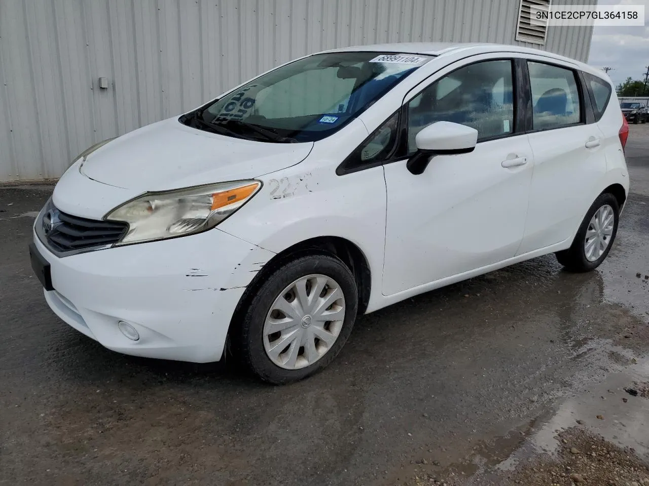 2016 Nissan Versa Note S VIN: 3N1CE2CP7GL364158 Lot: 68991104