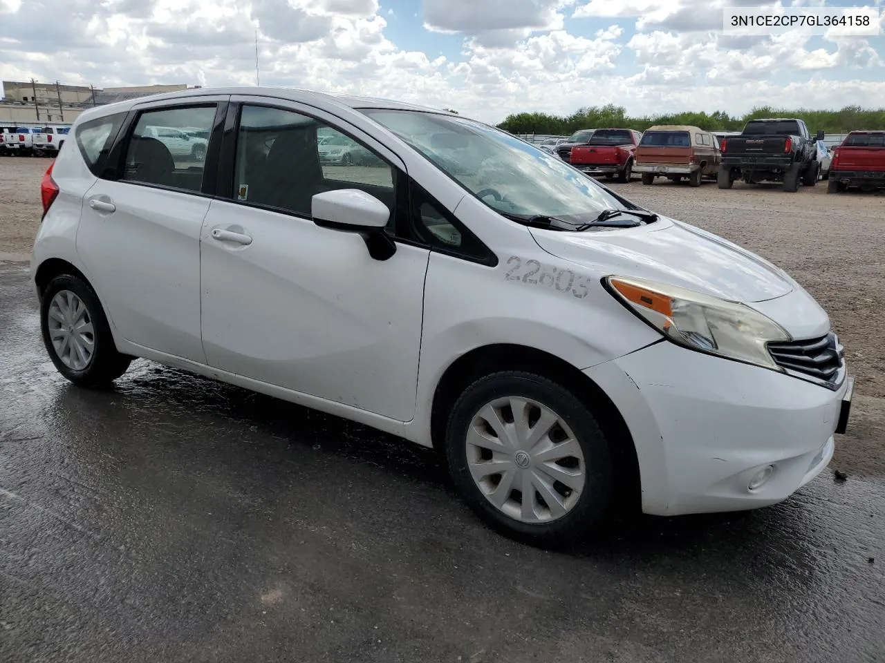 2016 Nissan Versa Note S VIN: 3N1CE2CP7GL364158 Lot: 68991104