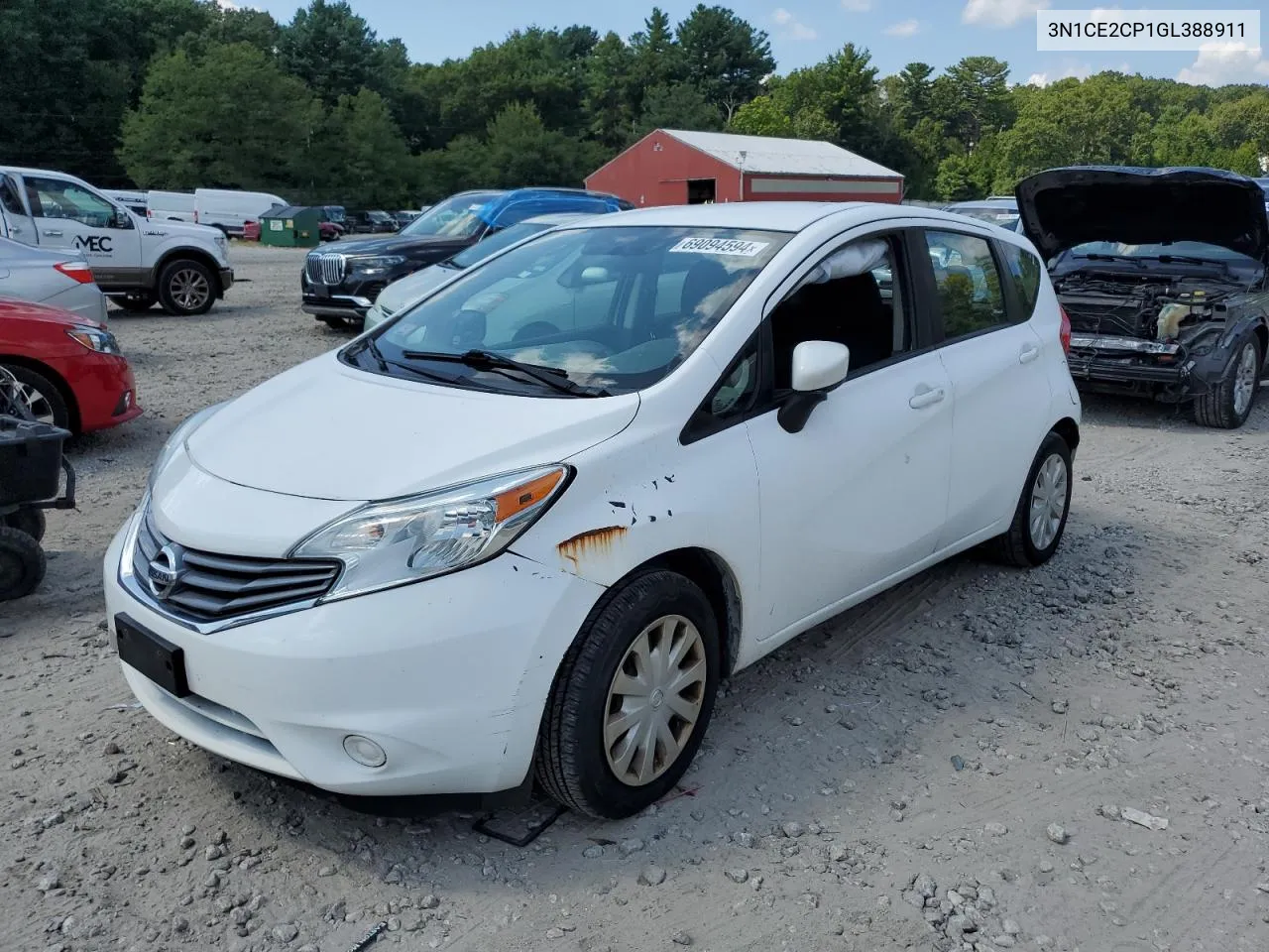 2016 Nissan Versa Note S VIN: 3N1CE2CP1GL388911 Lot: 69094594