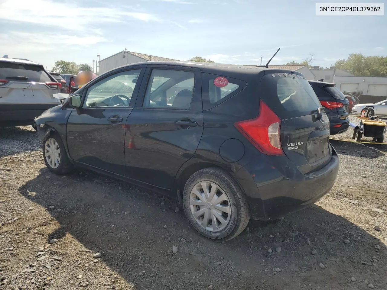 2016 Nissan Versa Note S VIN: 3N1CE2CP4GL379362 Lot: 71533724