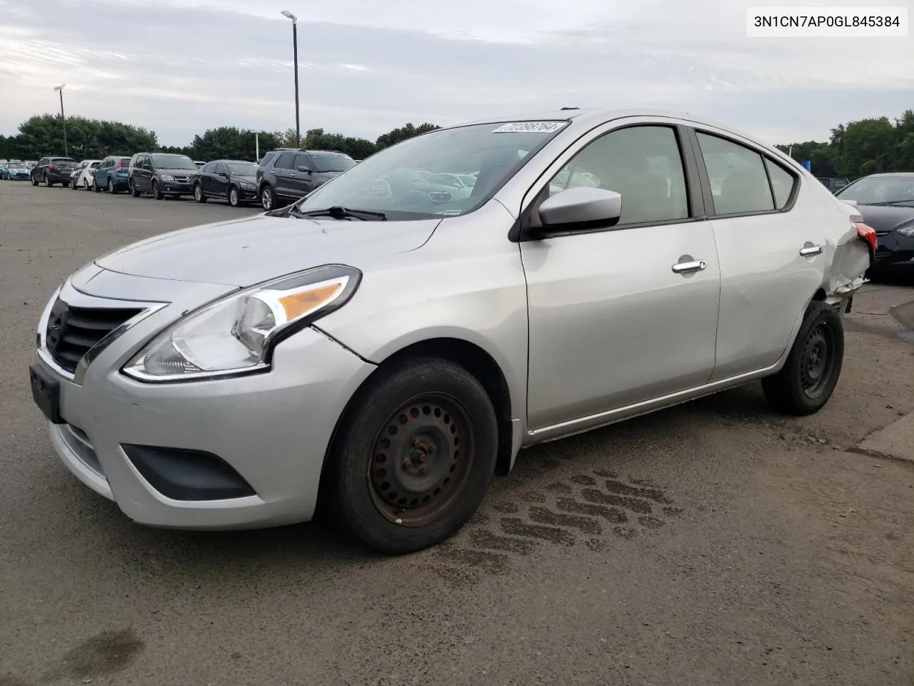 2016 Nissan Versa S VIN: 3N1CN7AP0GL845384 Lot: 72398764