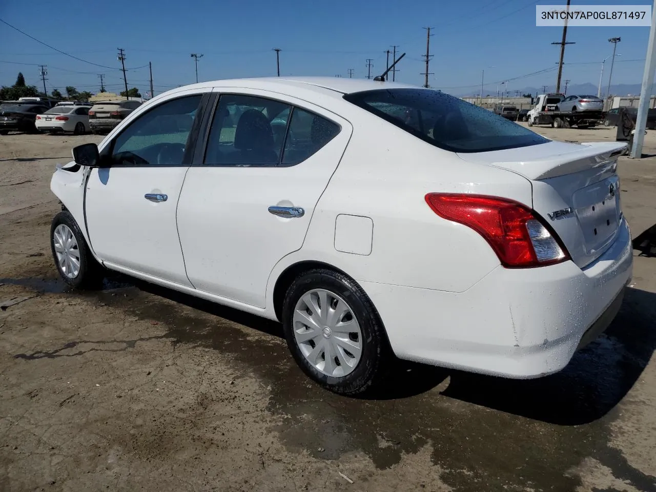 2016 Nissan Versa S VIN: 3N1CN7AP0GL871497 Lot: 72626264