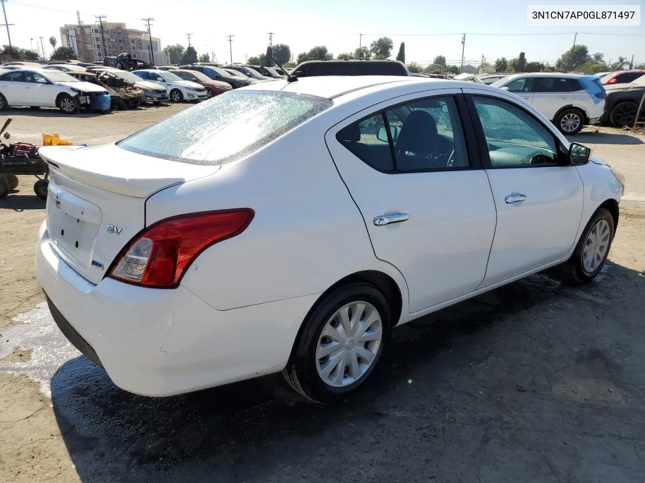 2016 Nissan Versa S VIN: 3N1CN7AP0GL871497 Lot: 72626264