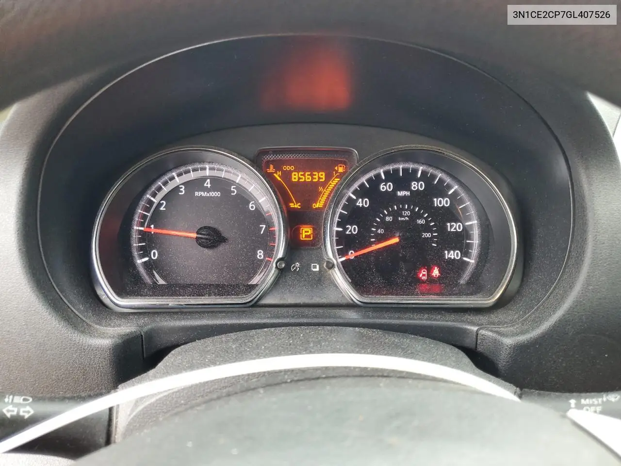 3N1CE2CP7GL407526 2016 Nissan Versa Note S