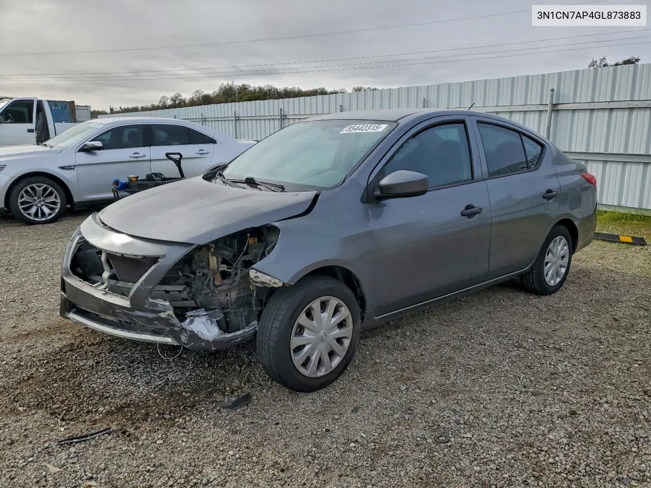 3N1CN7AP4GL873883 2016 Nissan Versa S