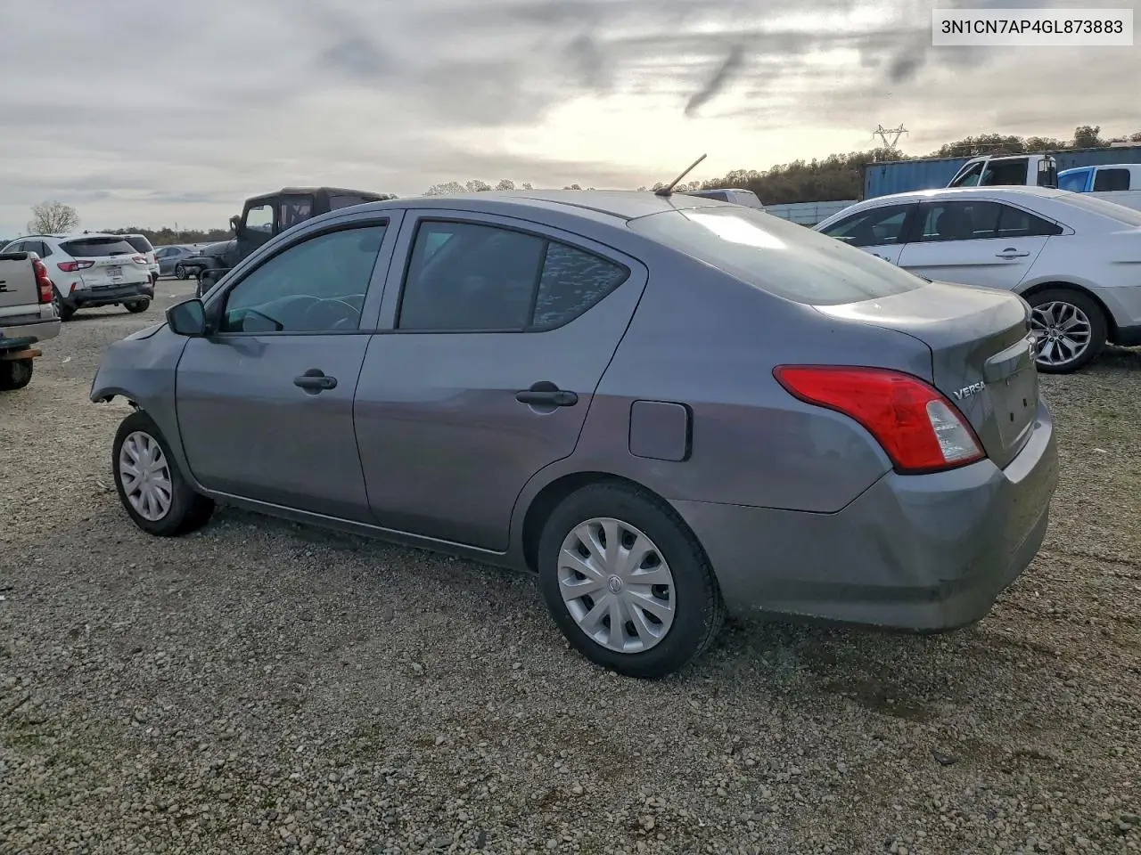 3N1CN7AP4GL873883 2016 Nissan Versa S