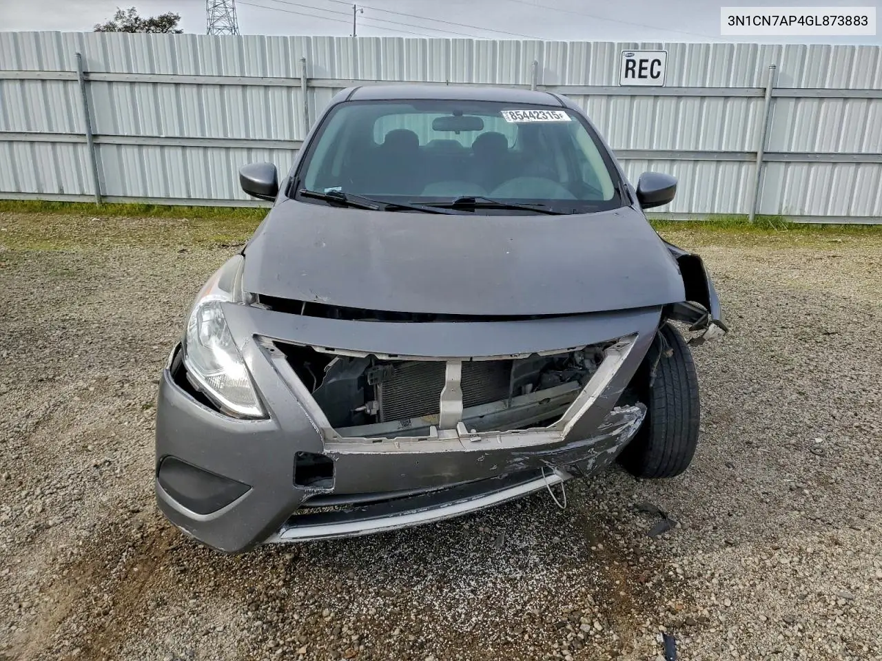 3N1CN7AP4GL873883 2016 Nissan Versa S
