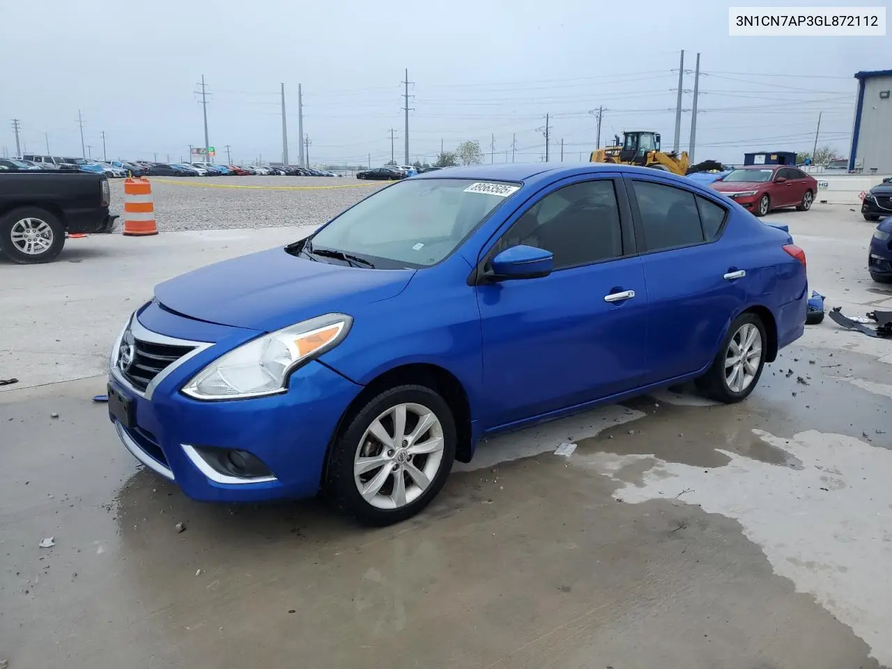 3N1CN7AP3GL872112 2016 Nissan Versa S