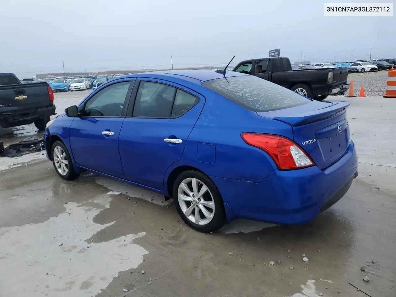 3N1CN7AP3GL872112 2016 Nissan Versa S